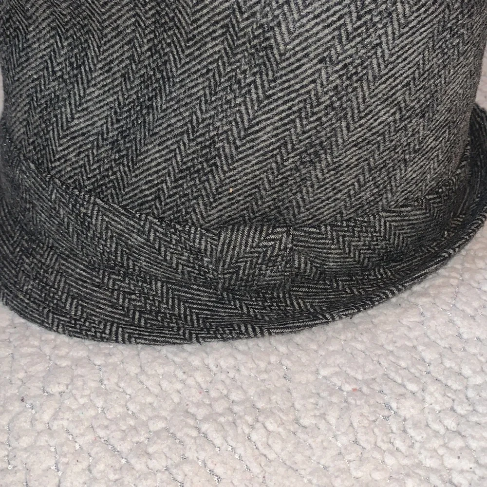 Chevron Pattern Wool Trilby/Fedora